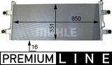 AIR CONDITIONING CONDENSER RADIATOR ACTROS MAHLE OEM